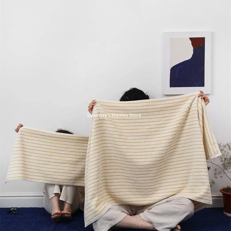Striped Geometric Rhombuses Cotton Towels Soft  Absorbent Face Towel Combed Long Staple Kids Hands Towel Adult Bath Household To
