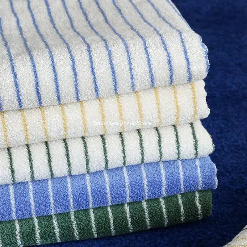 Striped Geometric Rhombuses Cotton Towels Soft  Absorbent Face Towel Combed Long Staple Kids Hands Towel Adult Bath Household To