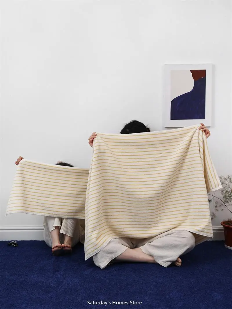 Striped Geometric Rhombuses Cotton Towels Soft  Absorbent Face Towel Combed Long Staple Kids Hands Towel Adult Bath Household To