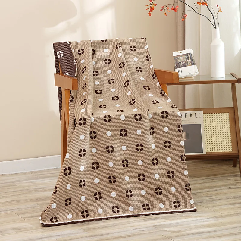 Cotton Gauze Bath Towel Geometry Floral Animal Pattern Bath Towel For Home Bathroom Soft Absorb Water Shower Beach Wrapped Towel